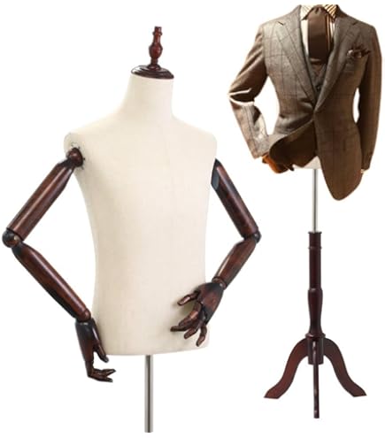 Amazon.co.jp: 紳士トルソー 男性トルソー ブラック メンズマネキン  