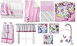 Botanical 10 pc Crib Bedding Set [並行輸入品]