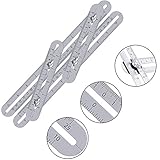 Young Sellers 角度テンプレートツール　測定定規　自由スコヤ　筋交付き　4折 ステンレス