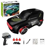 Tronikrc 1/64スケールミニドリフトRCカー、2.4G 4WD高速リモートコントロールカー、デスクトップレーシングスポーツカーモデル 大人用カラーライト付き