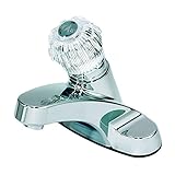 Aqueous 10B41WNCH Lavatory Faucet 1-Handle Knob Centerset, Chrome [並行輸入品]