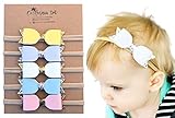 California tot Glitter Fauxレザーbow-stretch用ヘッドバンド赤ちゃん乳児幼児子供用、5のセット