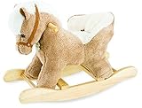 Rocking horse baby with seat - with sound + belt - 64,5*27*48 tall seat : 30 cm cm by Histoire d'our