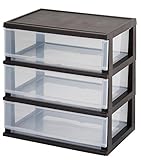 JEJ シンプルチェスト3段 SC-3-2DBR ダークブラウン