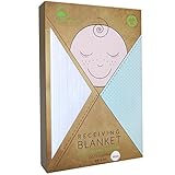 YourEcoFamily Certified Organic Cotton Receiving Blanket - Softest Swaddling Blanket For Your Baby B