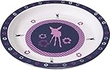 Lassig Dish Plate Melamine, Deer viola by Lassig
