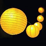 Jimeng　イルミネーション　ソーラー　ランタン　提燈　イルミネーション　ソーラーストリングライト　アウトドア照明　IP65防水　led20　ウォームホワイト