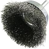 ヤナセ 軸付カップブラシ 【6mm軸】 ステンレス線 φ65mm CSU65