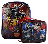 DC Comics Batman vs Superman Backpack and Lunch Bag Set [並行輸入品]
