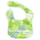 Bumkins Waterproof Starter Bib, Green Turtle by Bumkins [並行輸入品]