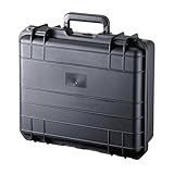 サンワサプライ ハードツールケース 鍵付き 耐衝撃 精密機器用 ブロック状クッション付き 15.6インチワイド対応 BAG-HD1