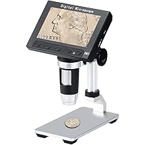 デジタル顕微鏡 4.3インチ液晶「MSCOPE-DM3PLUS.A」 デジタル顕微鏡 4.3インチ液晶 マイクロスコープ 500～1000倍率