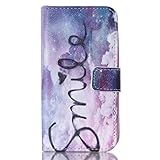 Zeebox Galaxy S3 ケース 手帳型ケース ウォレット型 カード収納 Samsung Galaxy S3 用 高品質 液晶保護 カバー 生涯補償付き (紫色)