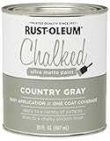 285141 Rust-Oleum Ultra Matte Interior Chalked Paint 30 oz, Country Gray [並行輸入品]