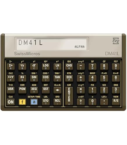 Amazon.co.jp: SwissMicros DM16L プログラマー用電卓 - 高度なRPN電卓