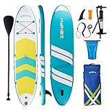 サップボード zenph SUP スタンドアップパドルボード 水上ボード 釣り用 安定性 持ち易い 滑り止め 軽量 初心者適用 335*81