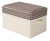 SPACE-KIT かたづけ ボックス M ブラウンチェック N-8761