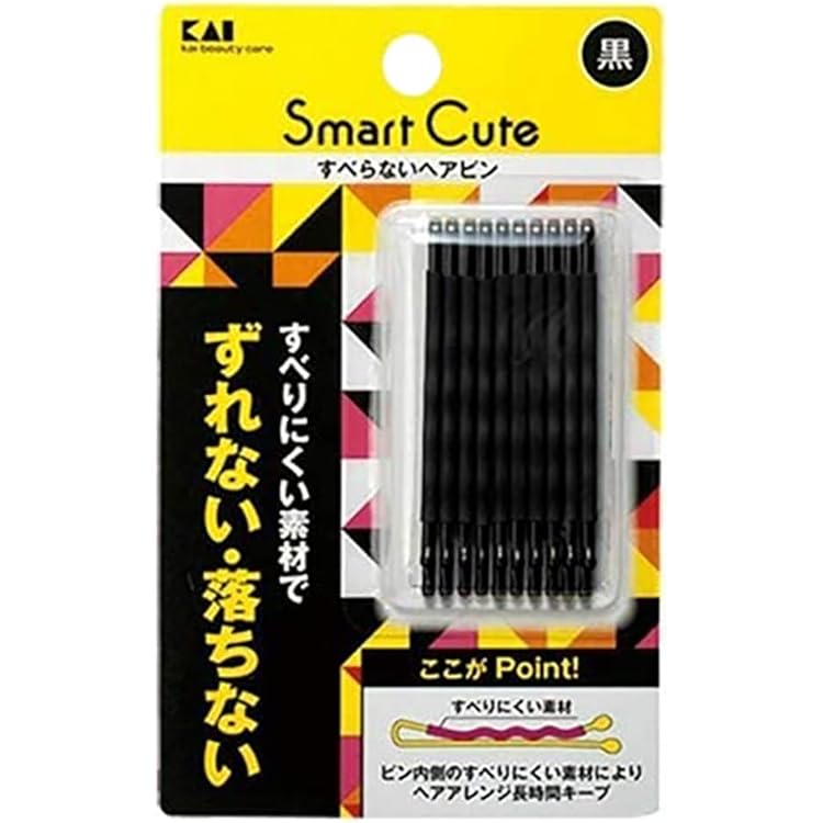 Amazon | 貝印 スマートキュート(SmartCute) 強力アレンジピンS(茶