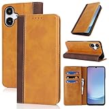 Galaxy A25 5G ケース サムスンGalaxy A25 5G 手帳型 ギャラクシーA25 5G カバー GalaxyA25 5G SC-53F 手帳ケース A25 Galaxy 5G SCG33 スマホケース A25 携帯カバー SC53F case 適用 zouzt 合成皮革 カード収納 マグネット スタンド機能 二つ折り 手作り おしゃれ 4色 イエロー+ブラウン