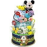 おむつケーキ ディズニー ミッキーマウス パンパース61枚 人気の3段 皆さんでプレゼントはいかが？ 大きくてビックリ DK3021-S
