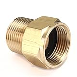 ILS - M22 Brass Pressure Washer Adapter Male to Female Outlet Hose Coulper Fitting