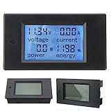 ILS - 100A DC Digital Multifunction Power Meter Energy Monitor Module Volt Meterr Ammeter 6.5V-100