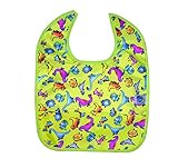 Tidy Turtle Easy Wipe Waterproof Bib with Food Catcher, Dinosaur by Tidy Turtle