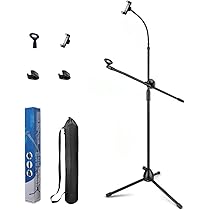 ストレート　マイクスタンド 3台　マイクホルダー3個付き　アイドル用　【値下中】 Amazon.co.jp: Iseebiz マイクスタンド ストレート マイク