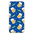 ホワイトナッツ iPhone7 ケース クリア ハード プリント パターンB (cw-1222)スリム 薄型 ビール イラスト beer WN-PR464169