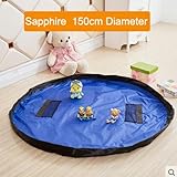 Greensun ( TM ) 150 cmキッズベビー遊びマット大規模なストレージバッグおもちゃホームストレージ組織オーガナイザーブランケットラグボックスコレクションマット子