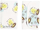 めんぷます田 赤ちゃんのガーゼベルトカバー Let It Beat!  約16×22cm(2個入)※広げた状態 綿100% 日本製