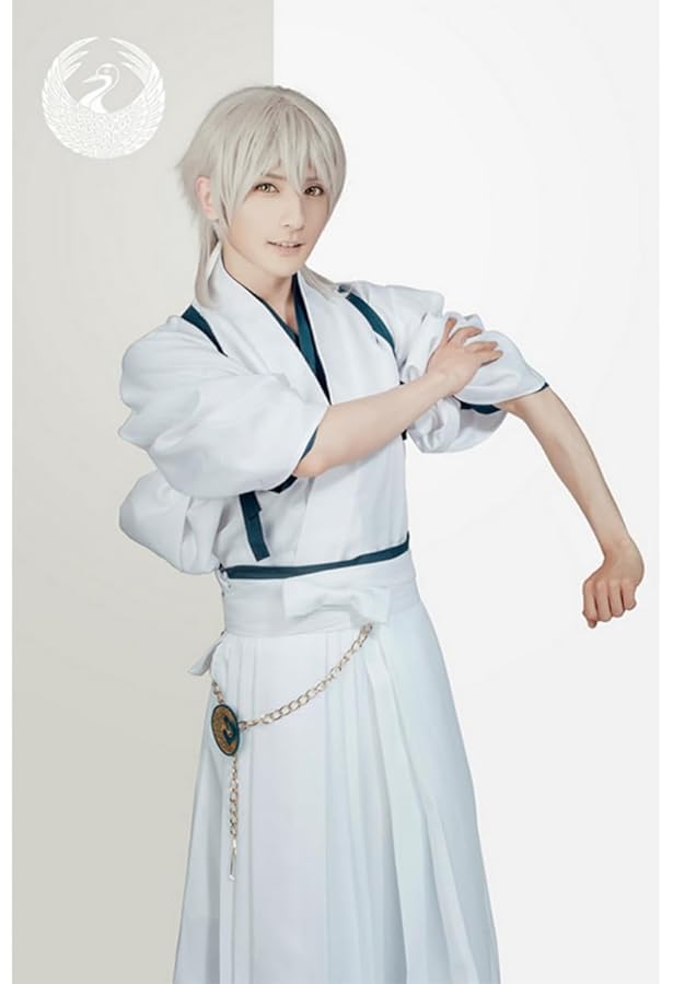 Amazon.co.jp: [EKISUI] fashion 刀剣乱舞 鶴丸 国永 風 内番 コスプレ