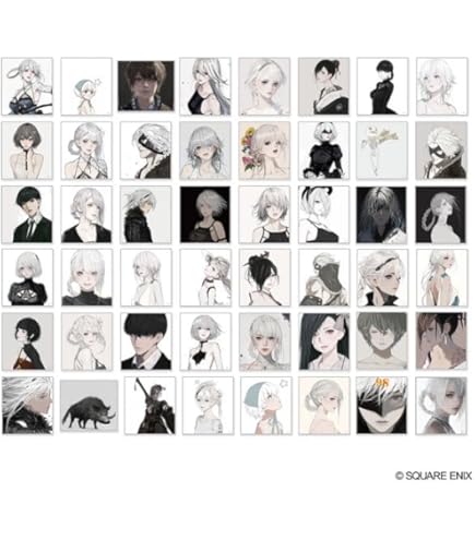 Amazon.co.jp: NieR Series ミニ色紙コレクション illustration by D.K