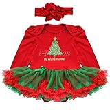 (アイム)iiniim　赤ちゃん クリスマス ロンパース チュチュスカート キッズ服 祭り 誕生日 プレゼント 聖夜 イブ ベビー ロンパース 可愛い コスチューム 着ぐるみ 記念写真小道具 チュチュ