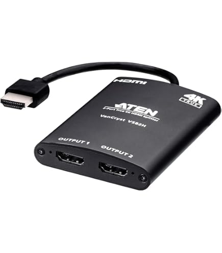 Amazon | ATEN VS182B HDMI 2分配器 (True 4K対応) | ATEN | AVセレクター