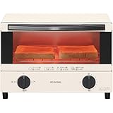 Iris Ohyama EOT-012-W Oven Toaster, Toaster, 2 Pieces, Temperature Control Function, Includes Tray