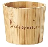 GREEN HOUSE 【Brand Wood】 Nice brown wood (ナチュラル) (φ190×160mm) 3428-A