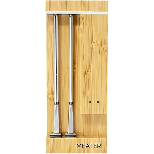 MEATER PRO Duo - 2 Smart Wireless Meat Thermometers with Bluetooth for Grilling, Smoking, BBQ, Oven | Long Range (165ft+), Di