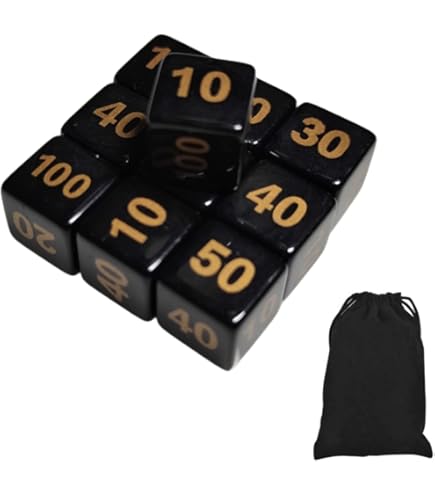 Amazon | LIANHATA ダメージカウンター 10個セット ダイス サイコロ