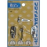 福井金属工芸　ステンレスＸフック　小１本針（安全荷重5ｋｇ）３個入り針付き　F-0001