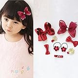 BIANHUAN ヘアクリップ ヘアピン リボン ベビー へあアクセサリー ヘアアクセサリー 子供 髪飾り キッズ 髪留め 王冠 可愛い 出産祝い ギフト ヘアバンド 子供髪飾り お祝いギフト お洒落