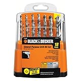 Black & Decker 71-931 HSS Drill Bit Set 18-Piece [並行輸入品]