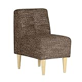 arne ソファ 一人掛け アームレス 日本製 完成品 Lunch 3×2 ウィーブ ナチュラル脚 ダークブラウン