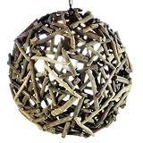 Modern Home Nautical Driftwood Ceiling Pendant Light - 16 in. Diameter [並行輸入品]