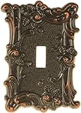 AmerTac 60TVBL Provincial Single Toggle Wallplate, Aged Bronze [並行輸入品]