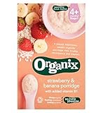 Organix Strawberry & Banana Porridge 120g (Pack of 2) - Organixイチゴ＆バナナ粥120グラム (Organix) (x2) [並行輸入品]