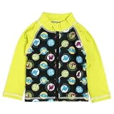 ラッシュガード 水着 ベビー スイミング 男の子 恐竜柄 UVカット 子供水着 ブラック 95cm