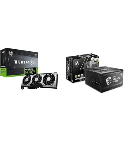 Amazon | 【グラフィックボード推奨電源セット】 MSI GeForce RTX 5070