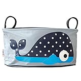 LINSAM ベビーカーバッグ ベビーカー ドリンク ホルダー ネット バッグ 多機能小物入れ 収納 ベビーカー ベビーカー用バッグ 保温防滴 マザーズバッグ ストローラー ベビーカー用 収納バスケッ