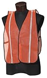 Jackson Safety Fabric Econo Style ESK Safety Vest with 1/2 Silver Beaded by Jackson Safety